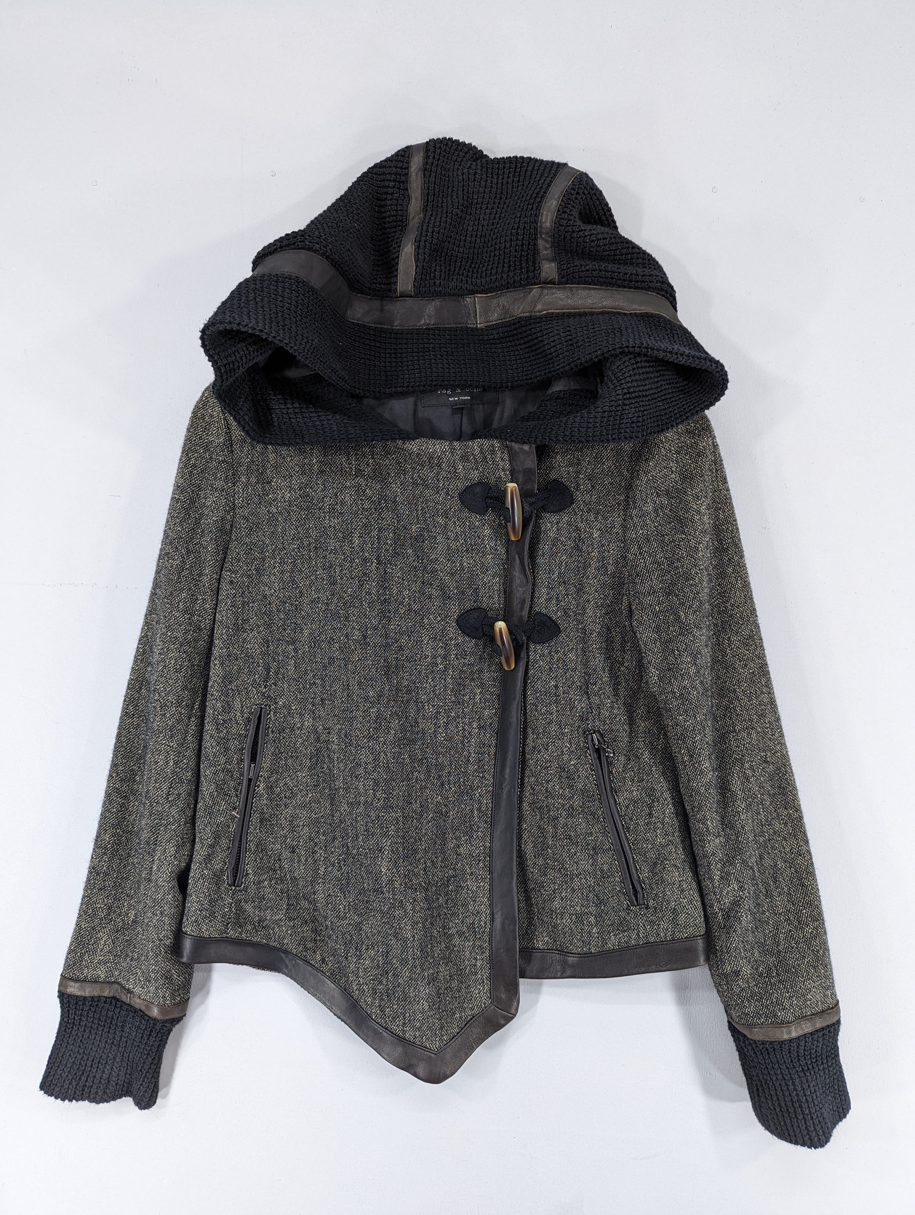 🔥RARE🔥Rag & Bone Wool Zipper Hooded Jacket - 1