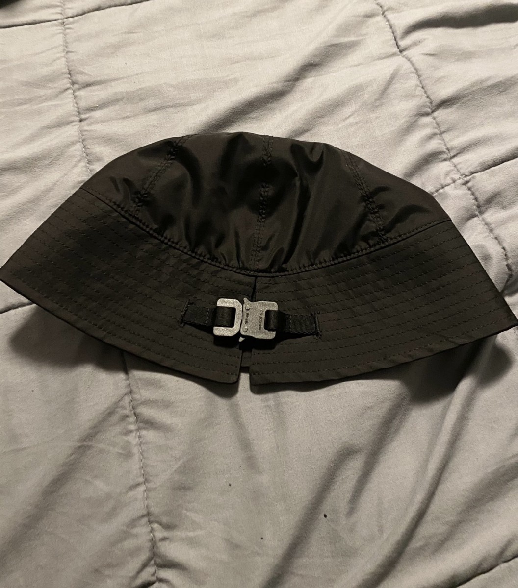 Triple Black Buckle Bucket Hat - 1