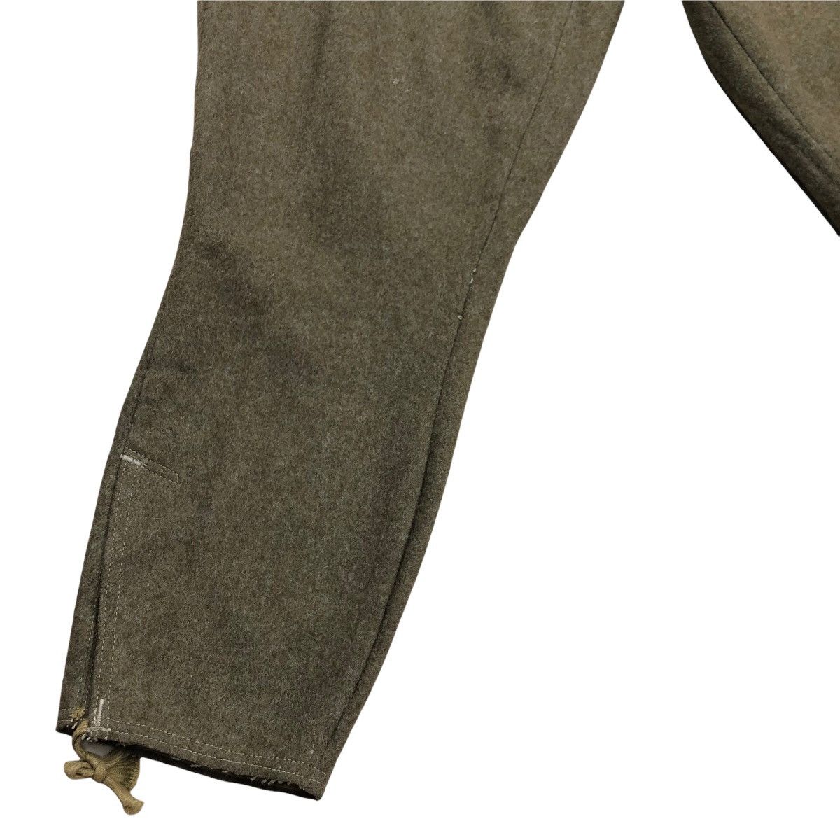 Vintage Wool Pants Military Style - 3