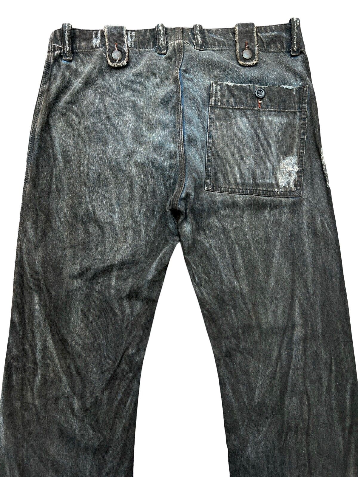 Rare🔥Diesel MultiPocket Distressed Baggy Bondage Jeans 34x34 - 5