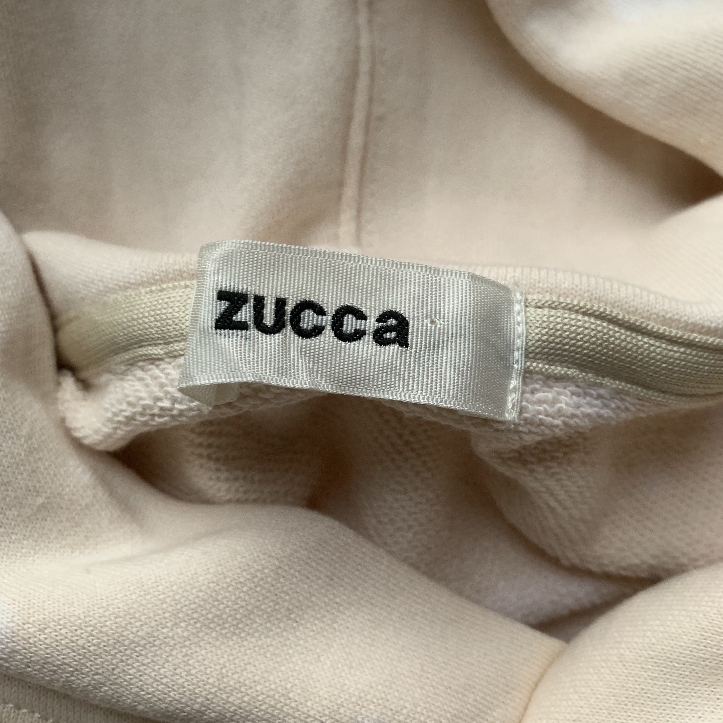 Zucca by Issey Miyake Logo Box Custom Bleached Pullover Hoodies - 5