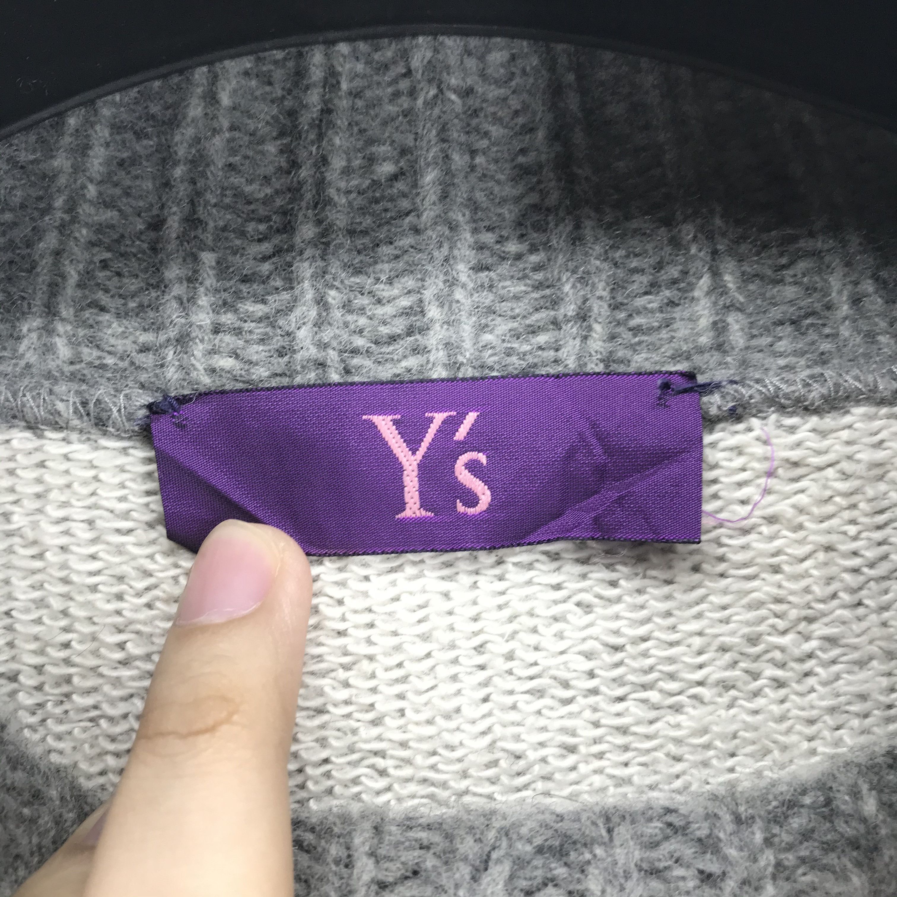 Y's Sleeve Hybrid Knit Sweater #2326-91 - 8