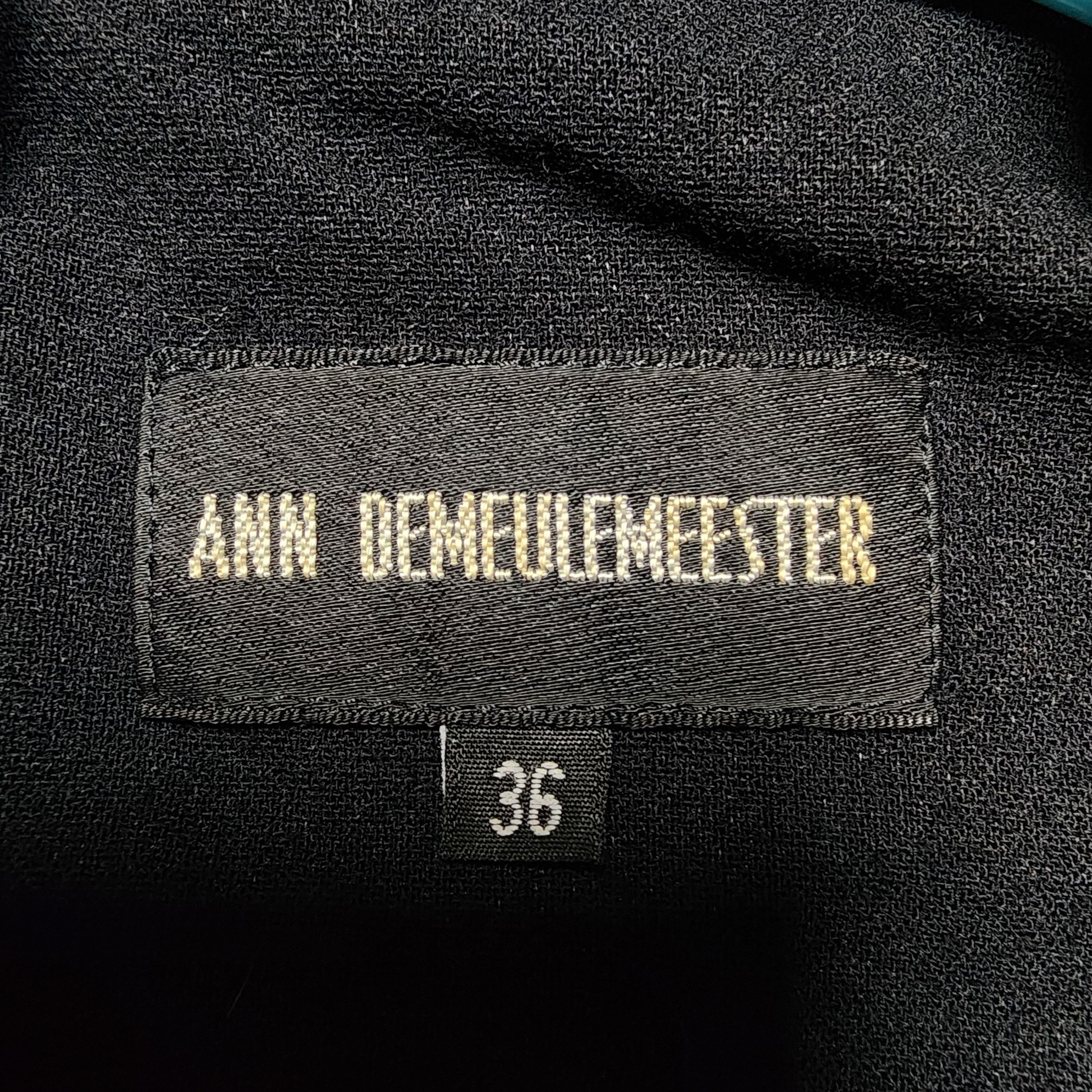 Ann Demeulemeester - Archive Fleece Wool Blazer Jacket - 5