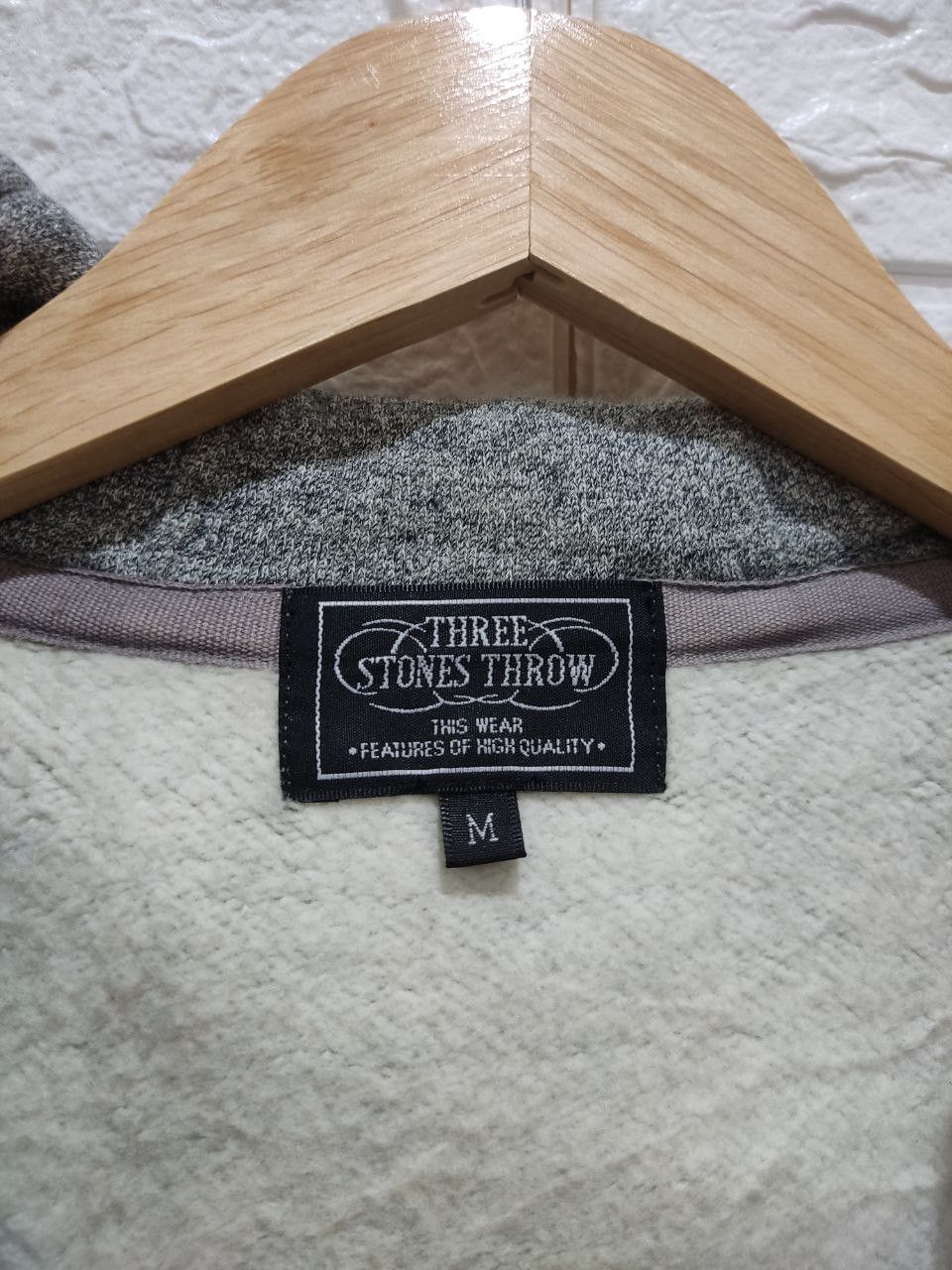 Archival Clothing - Japanese Brand Three Stones Throw Wool Hooded Jacket - 8