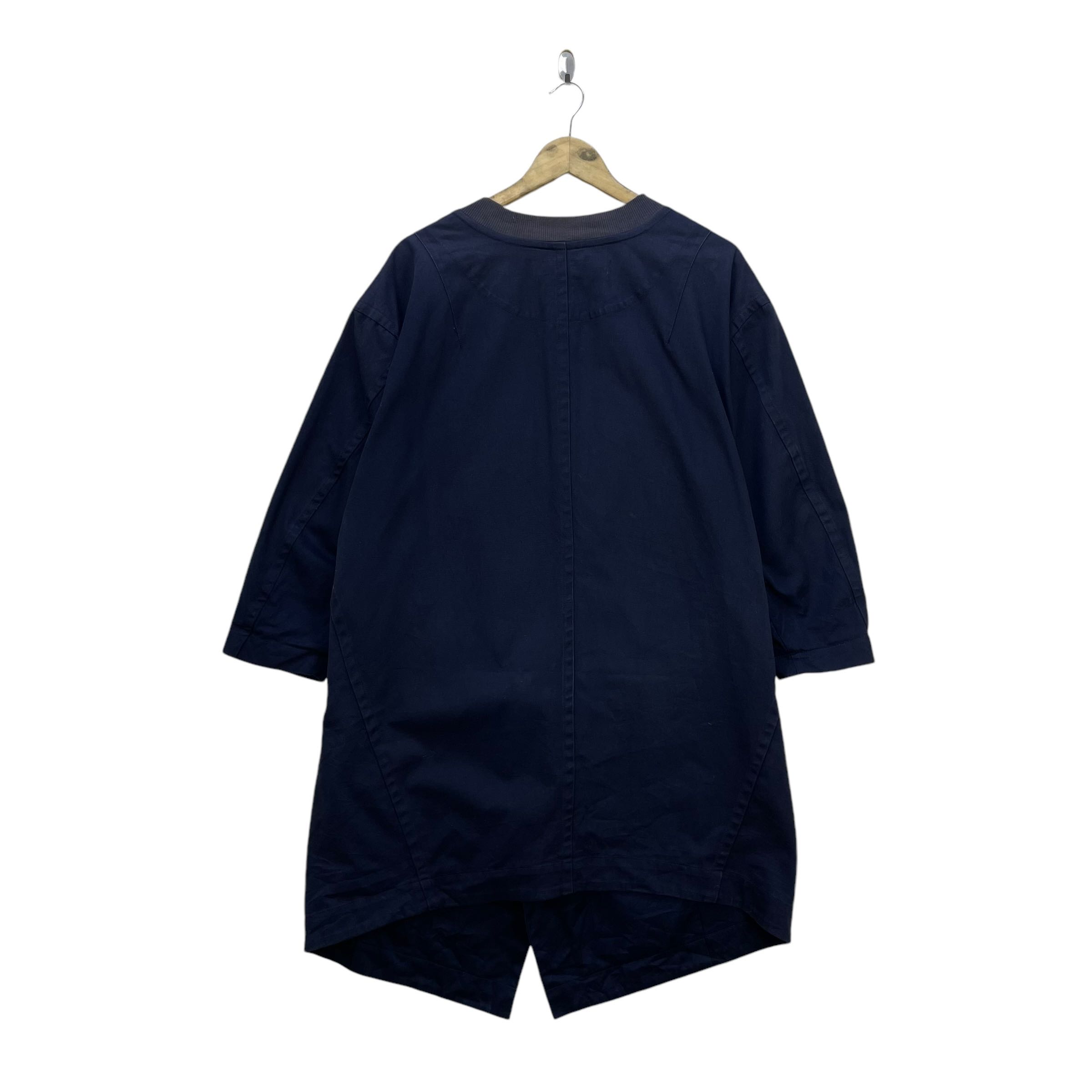 Issey Miyake Mercibeacoup Two Way Button Asymmetrical Drape Jacket - 3