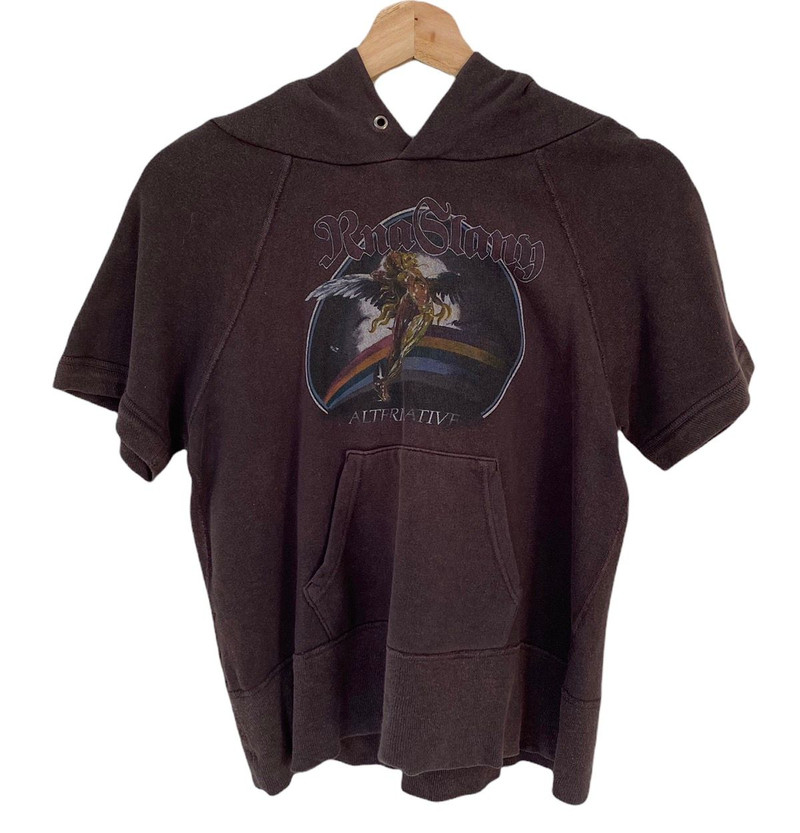 VINTAGE RNA SLANG ALTERNATIVE SHORT SLEEVE HOODIES - 1
