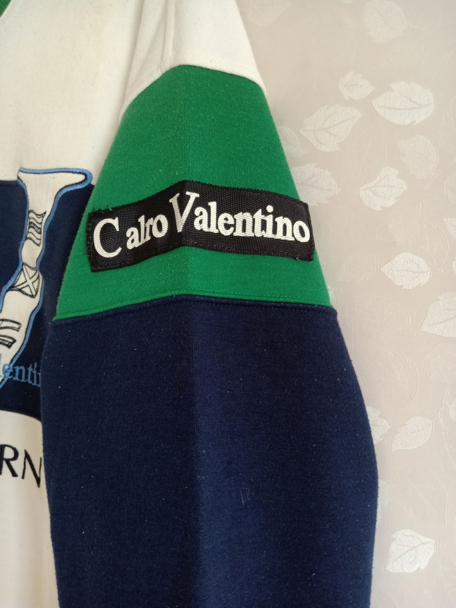 Italian Designers - CARLO VALENTINO Embroidered Logo Jumper - 4