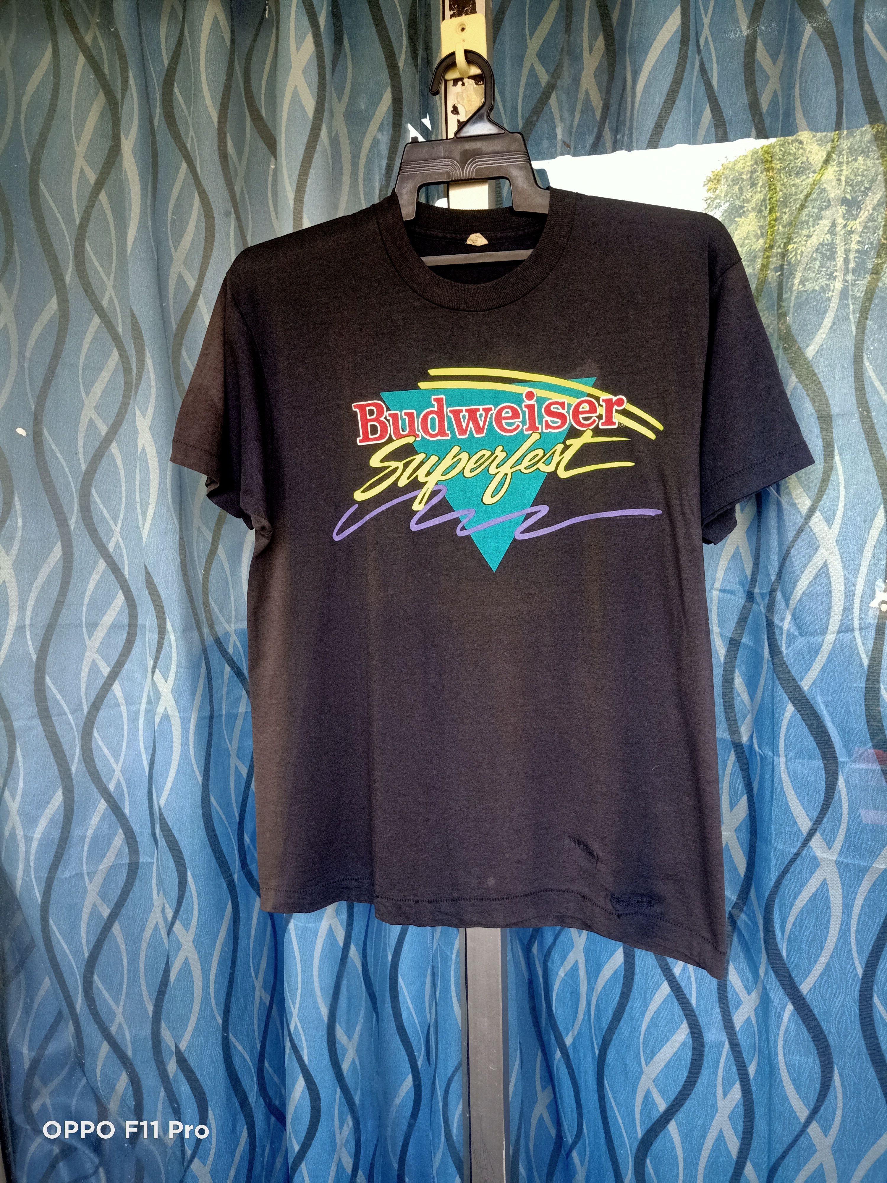 Vintage 90s Budweiser Superfest Concert tees - 4