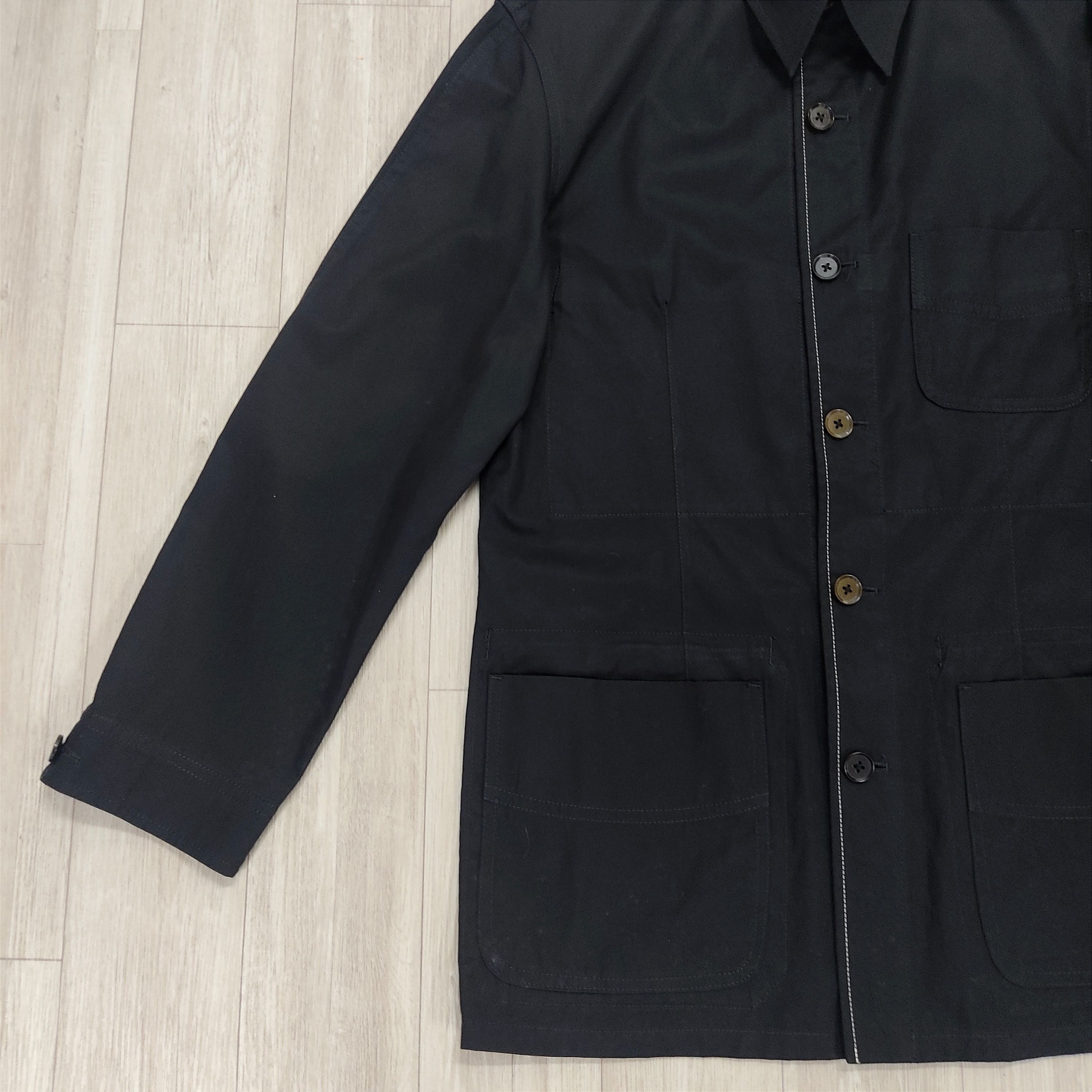 Y's By YOHJI YAMAMOTO Minimalist Gentleman Chore Jacket - 8