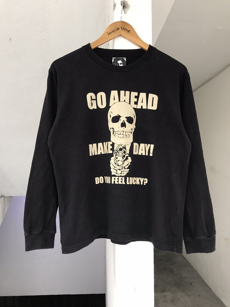 トップス vintage hysteric glamour sleeve skull T Hysteric Glamour Vintage Hysteric Glamour Skull shooting Long