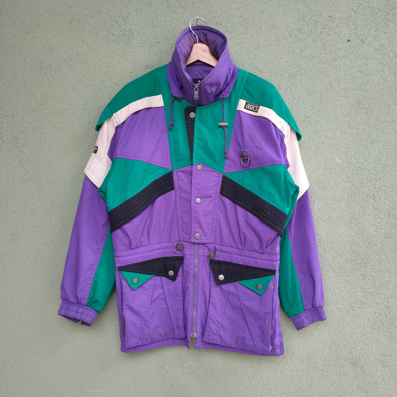 🇯🇵Vintage ASICS Made In Japan Zipper Ups Jacket - 1