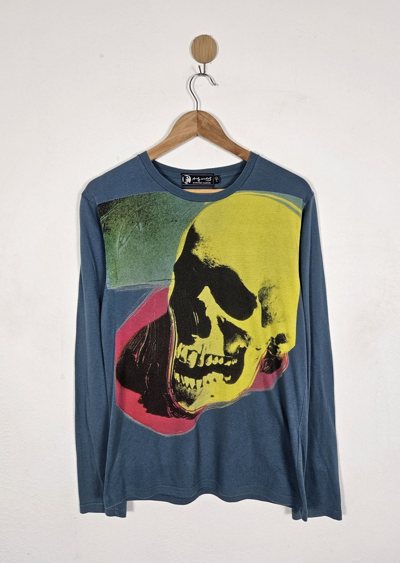 Hysteric Glamour Andy Warhol pop art skull shirt - 1