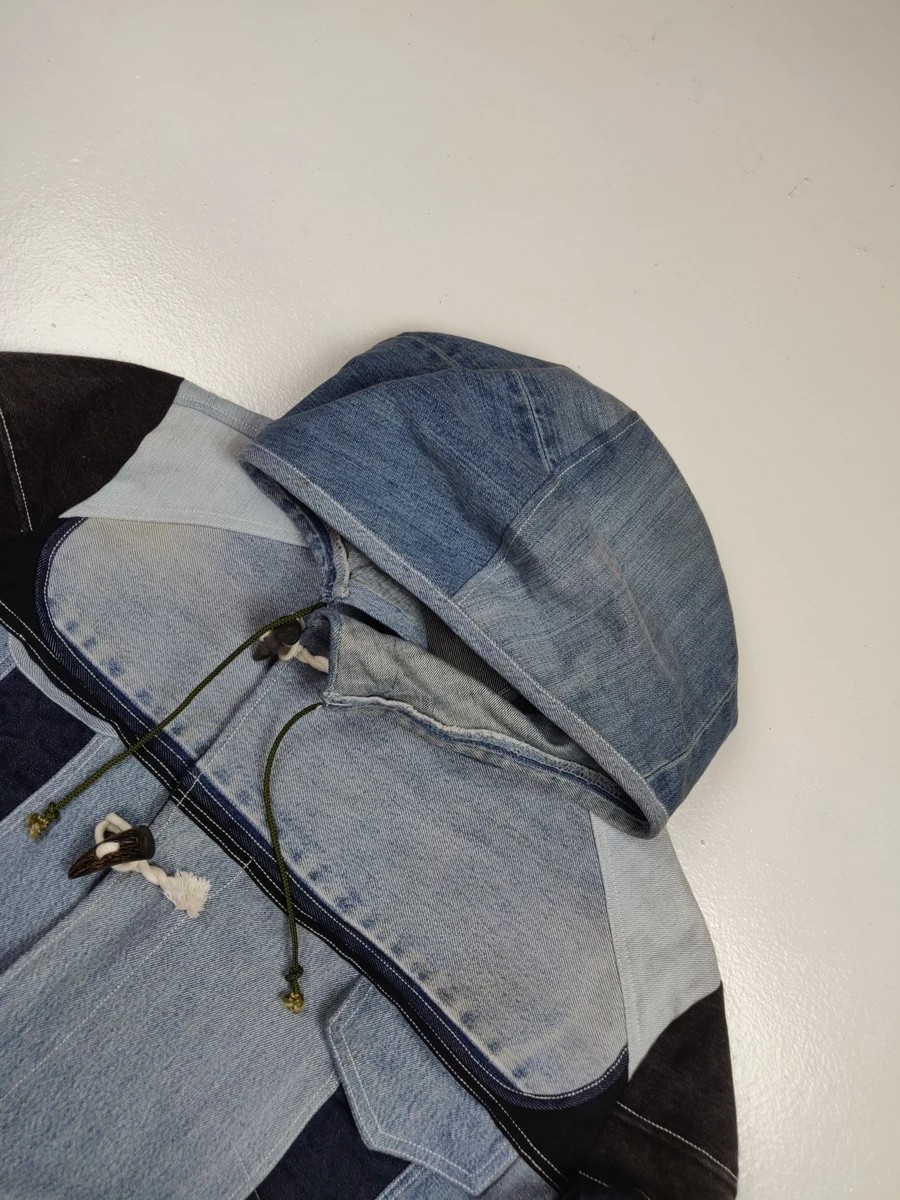 Denim Jacket - Final Drop! Atelier Revenge Reconstruct Patchwork Jkt - 3