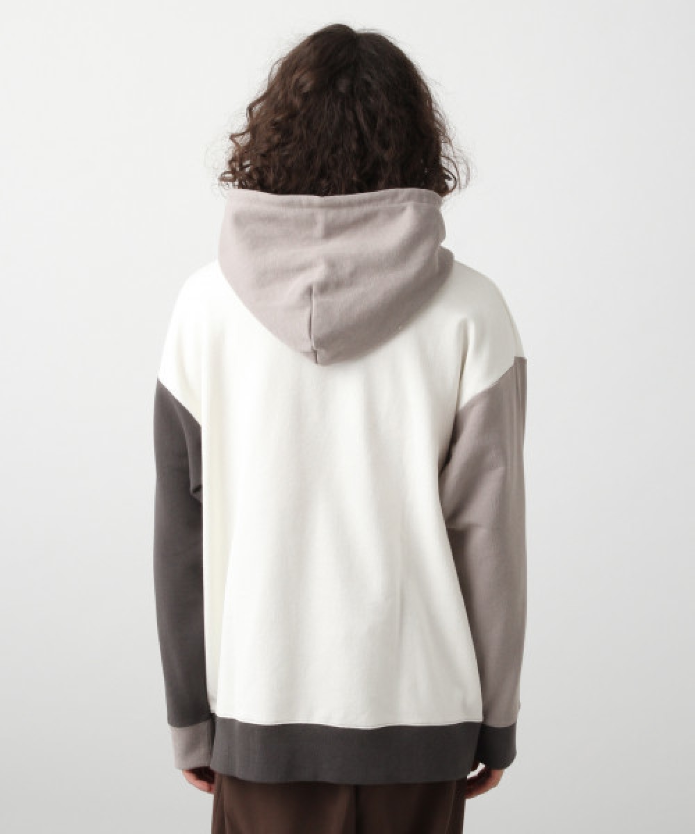 Hare - contrast block hoodie - 4