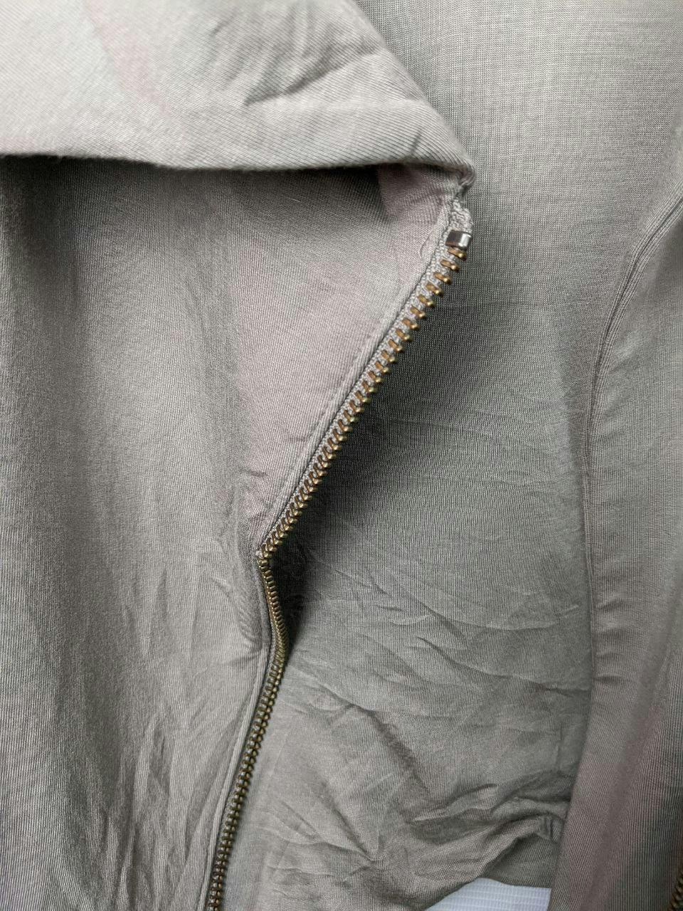 HELMUT LANG Asymmetrical zip sweatshirt jacket - 6