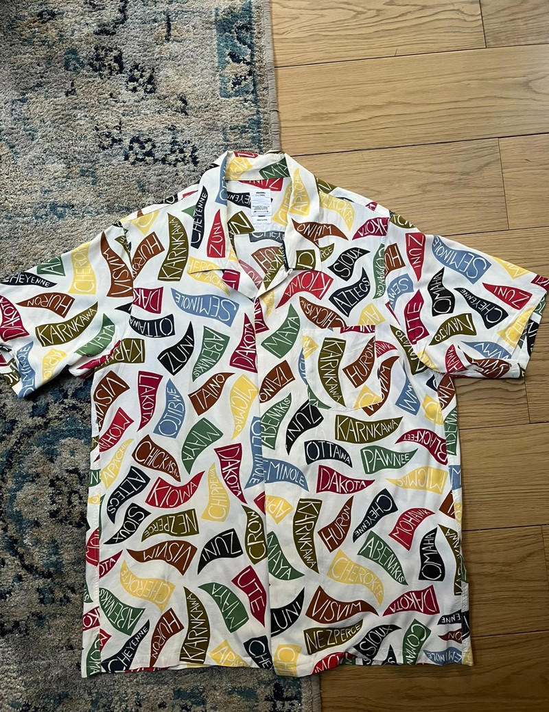 VISVIM 19SS FREE EDGE SHIRT S/S PENNANTS  - 1