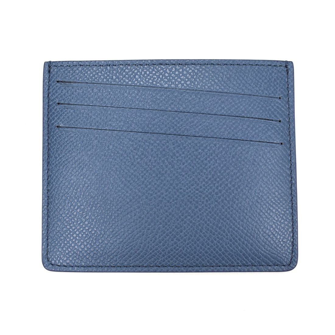 Maison Margiela Slate Blue Leather Card Holder - 3