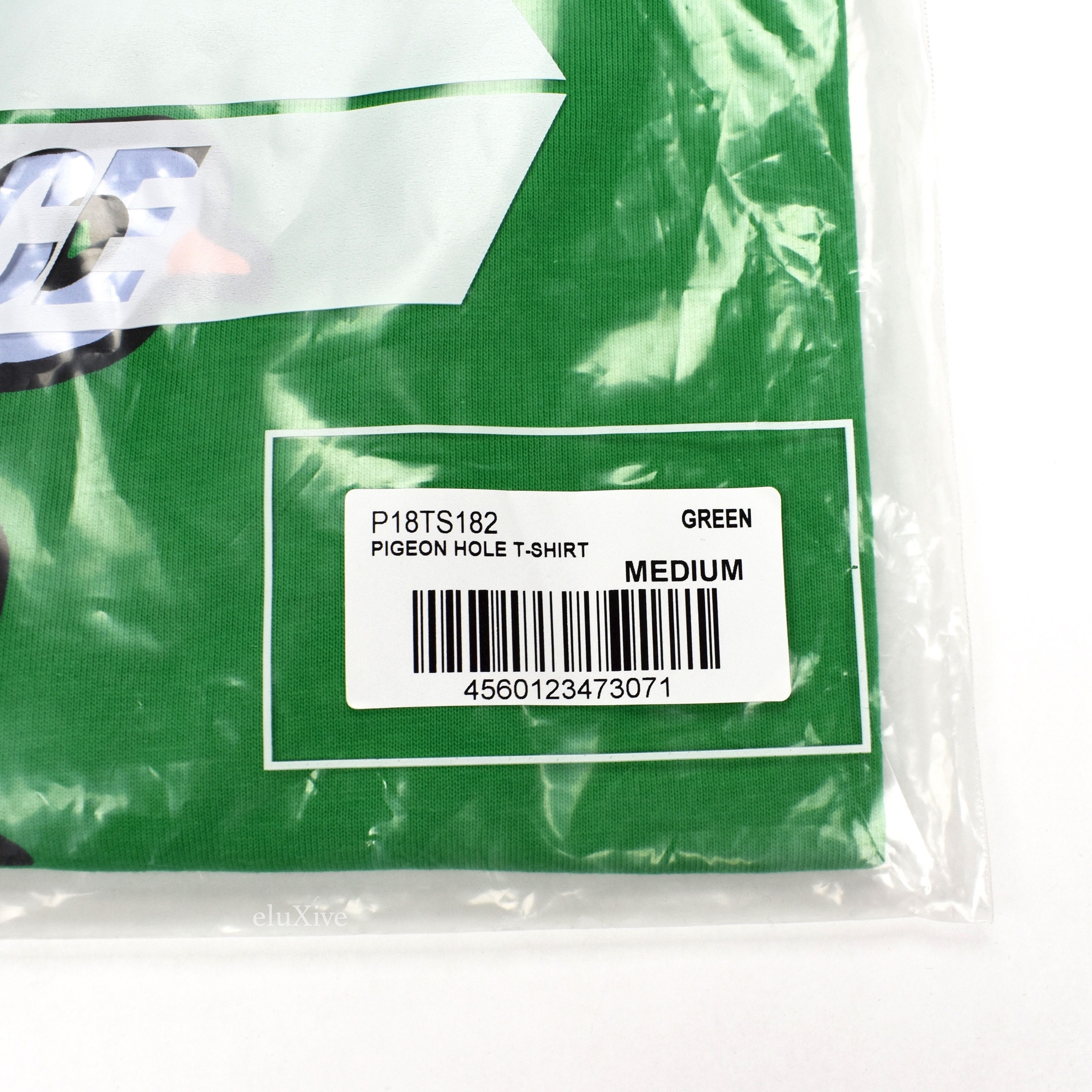 Palace Pigeon Hole P-Logo Green T-Shirt DS - 8