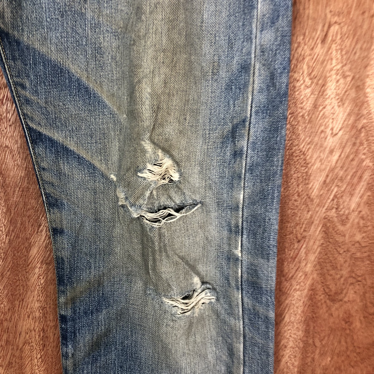 Uniqlo - UJ Uniqlo Distressed Denim Pants - 6