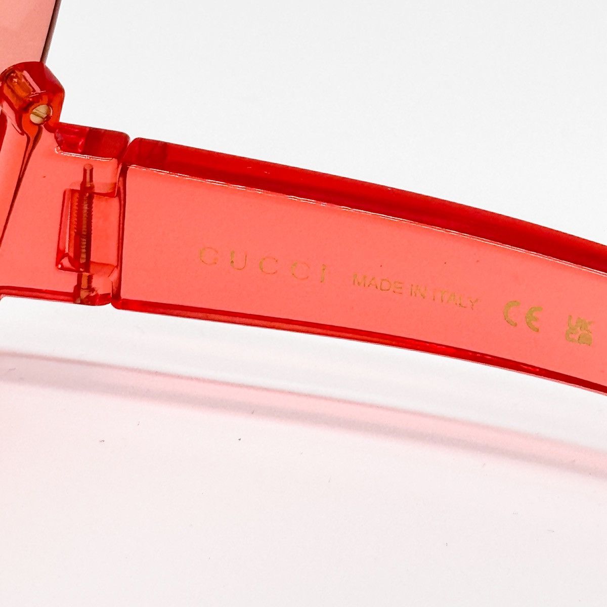 NEW GUCCI GG1631S 001 RED OVERSIZED WOMEN SUNGLASSES - 11