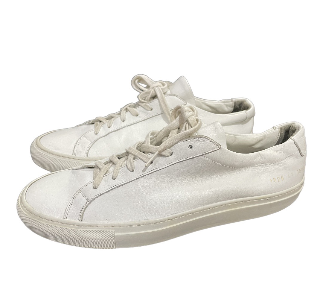 Common Projects Archillies Distressed Low Top Sneakers - 1
