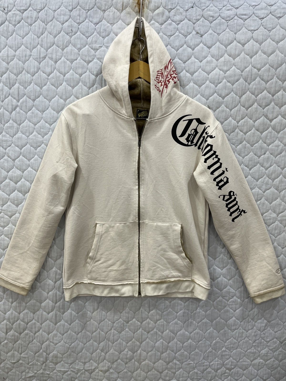 (Aaa). VINTAGE EDGE CALIFORNIA SURF HOODIE SWEATER - 5