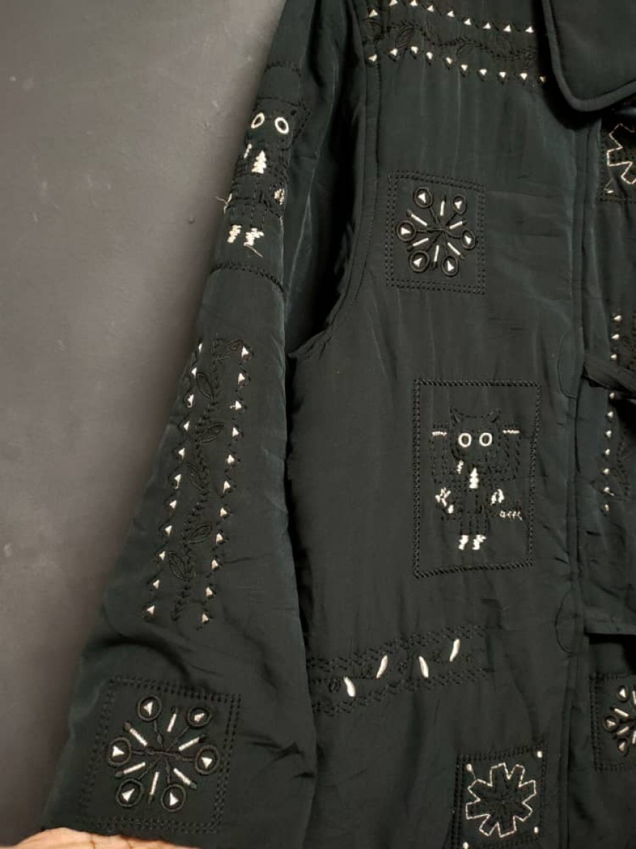 Designer - Embroidered Polyester Jacket - 4