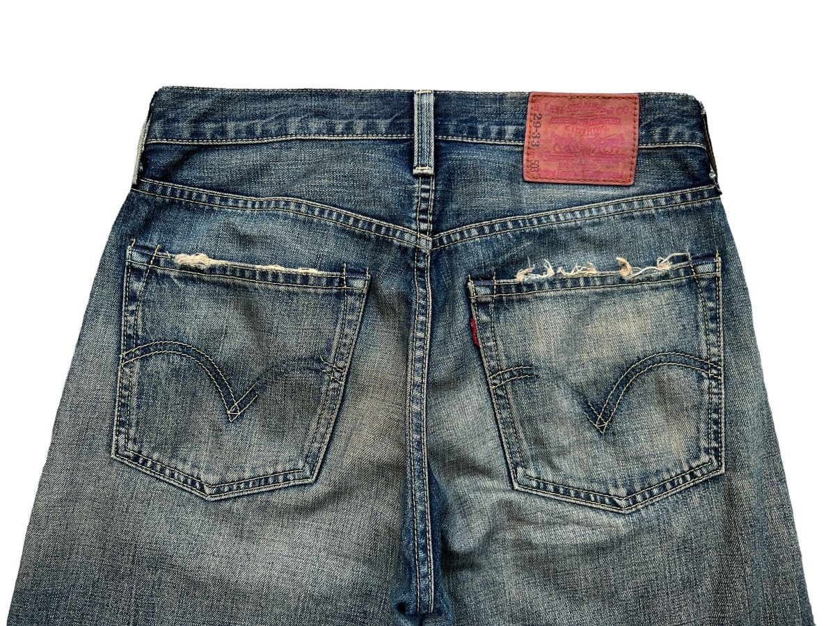 Vintage Levi’s 503 Distressed Rusty Denim Jeans 30x32 - 9