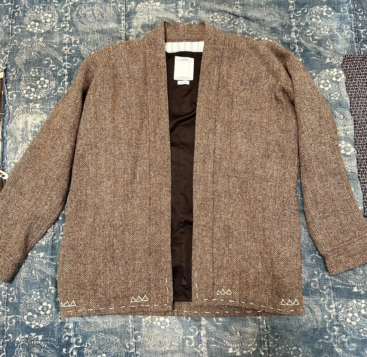 visvim Visvim Sanjuro Jkt Harris Tweed Robe Jacket | roarxlvintage