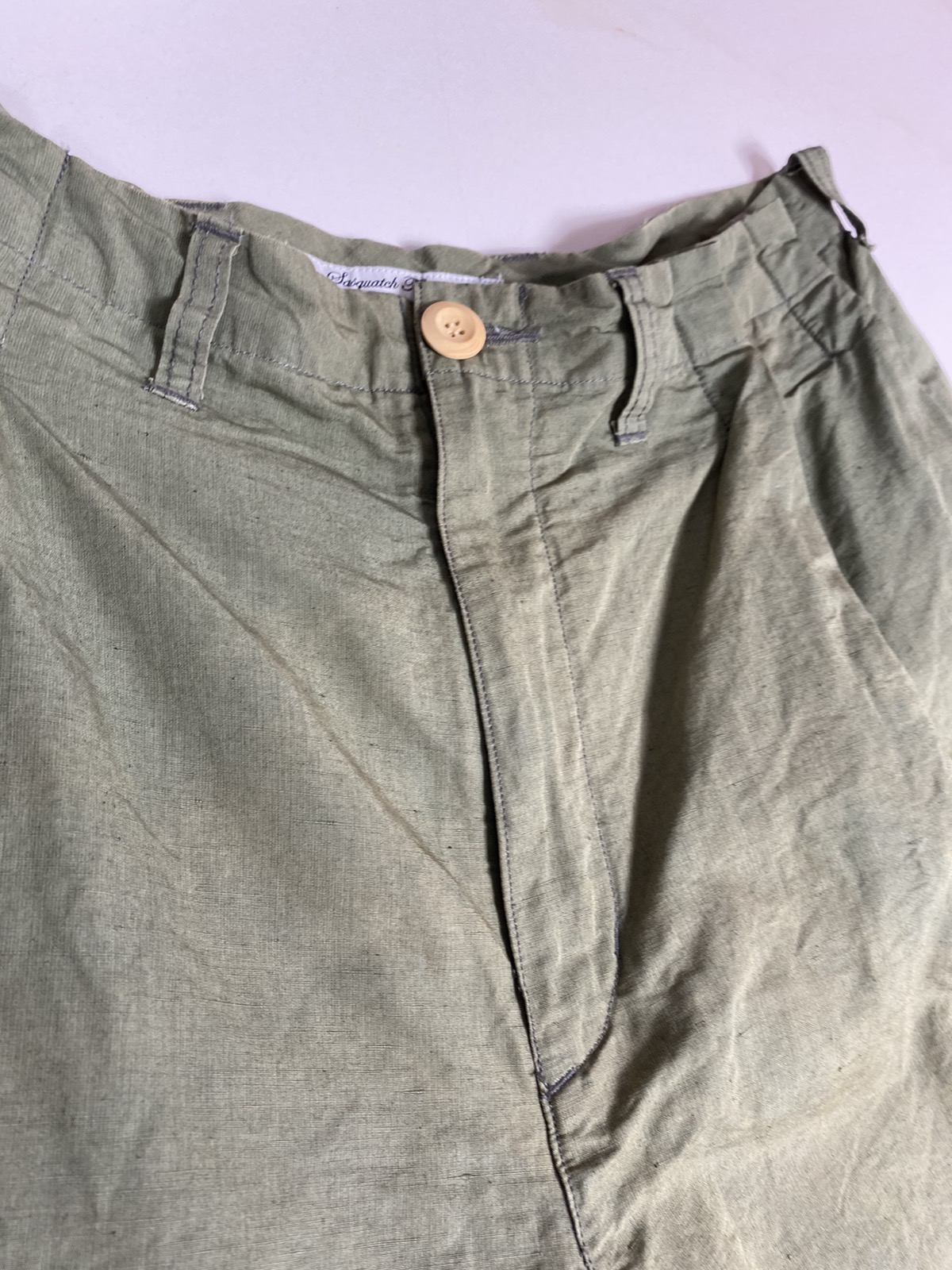 Sasquatchfabrix Nylon High Waist Short Pants. S040 - 6