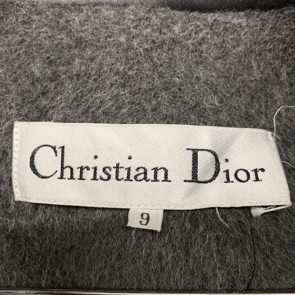 Vintage Luxury Christian Dior Fur Wool Over Coat - 15