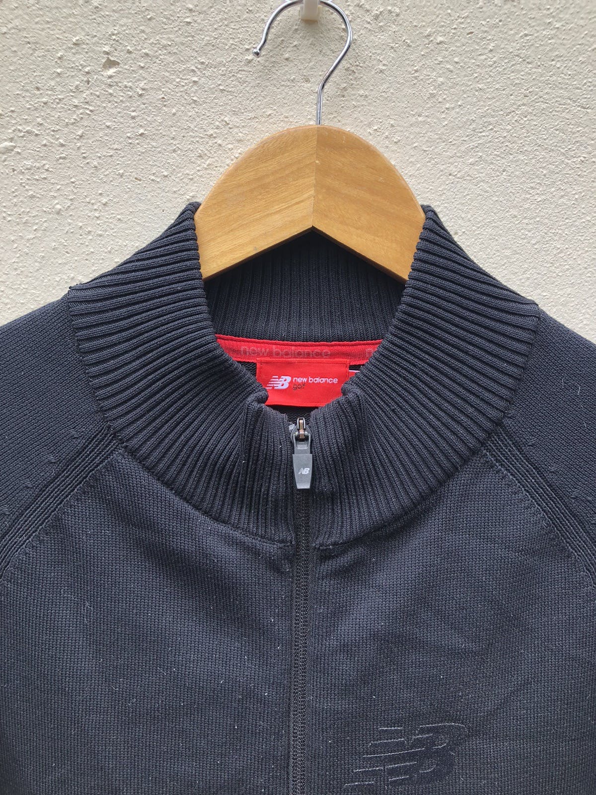 New Balance Golf Knit Zip up Black Sweaters - 4