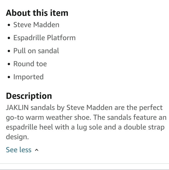 Steve Madden Jaklin Espadrille Platform Sandals Women's 10 VGUC - 3