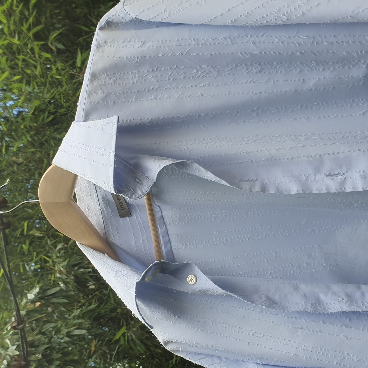 Karl Lagerfeld - Lagerfeld distressed highcollar shirt - 2