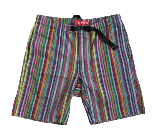 S/S 2014 Supreme Madras Belted Shorts - 1