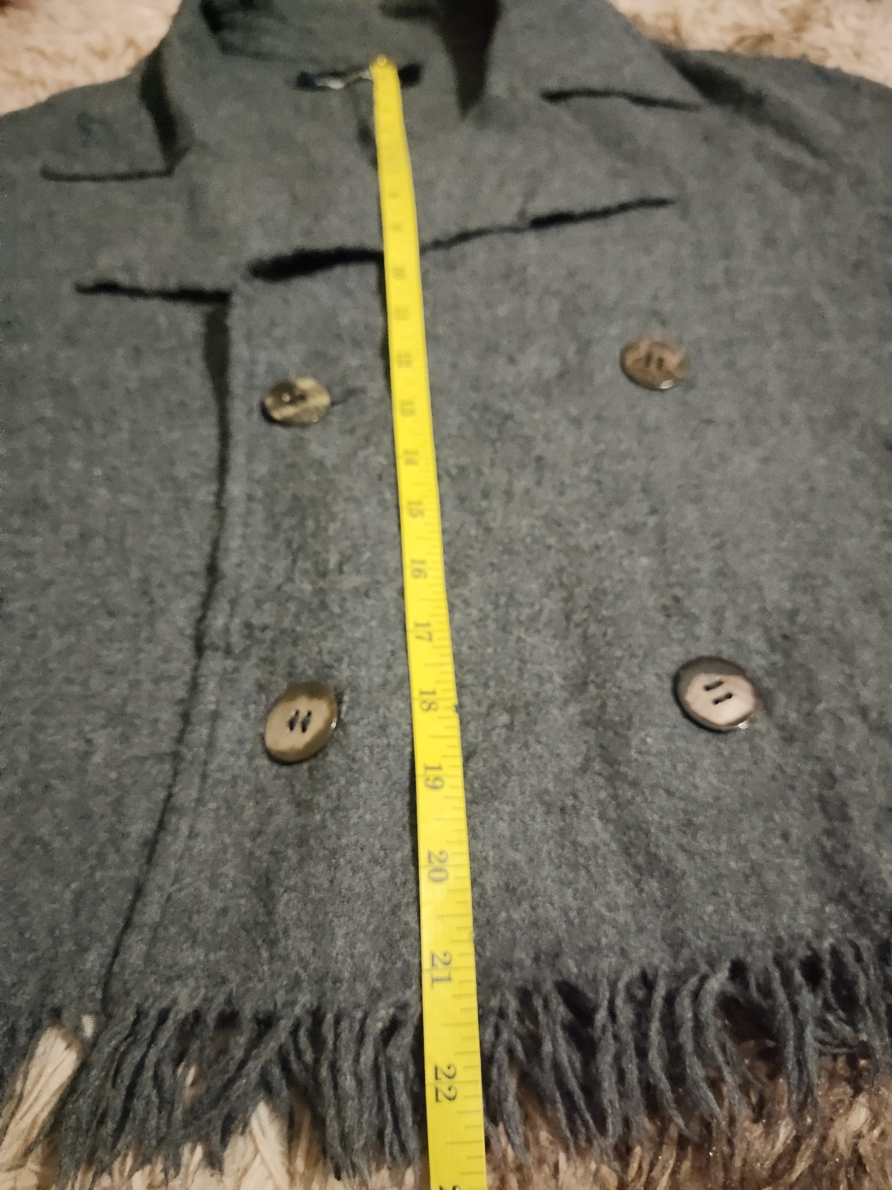 Vintage AD1992 tricot comme des gargons wool crop top jacket - 10
