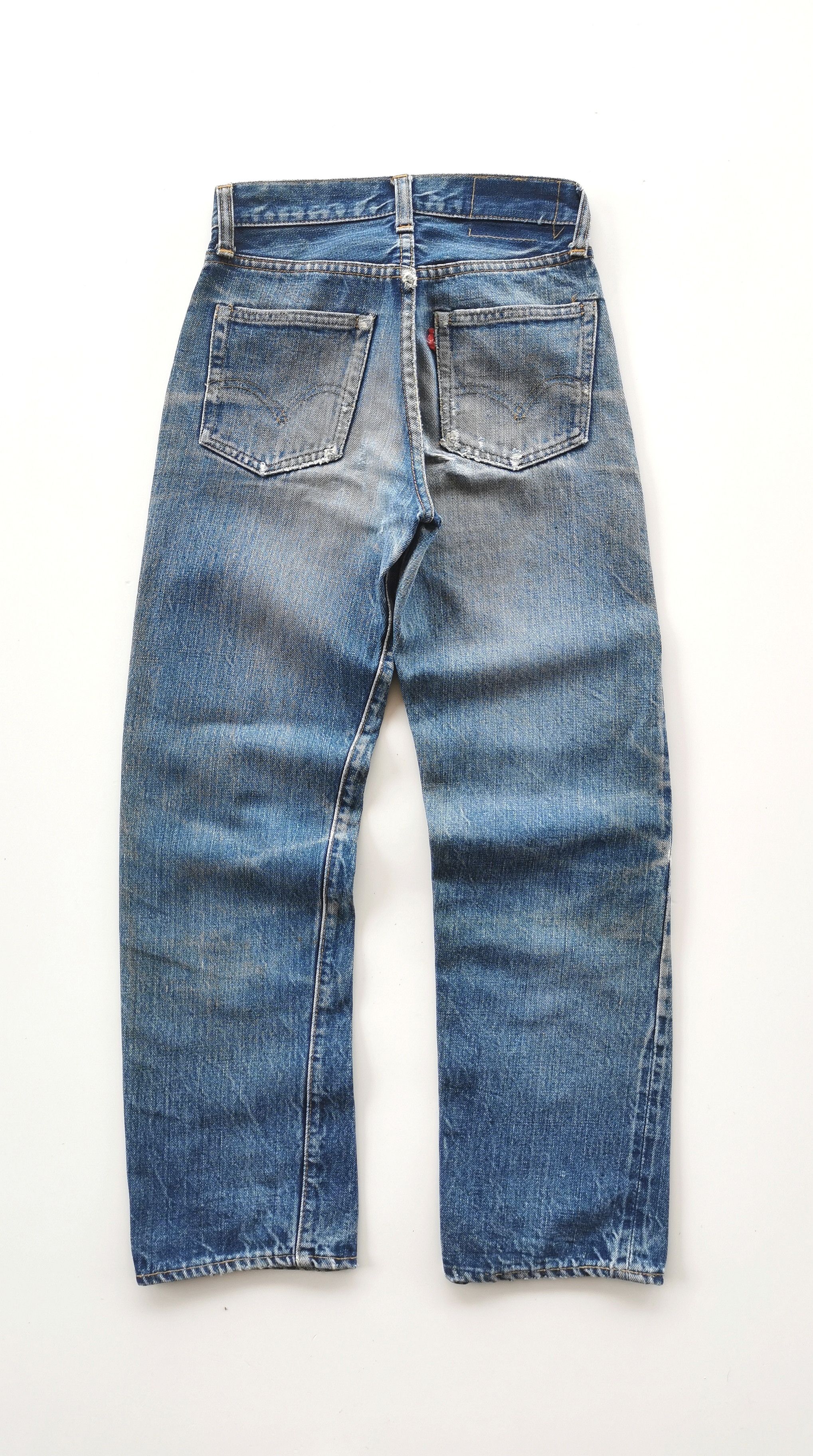 80s Vintage Levis Selvedge Jeans For Kids - 9