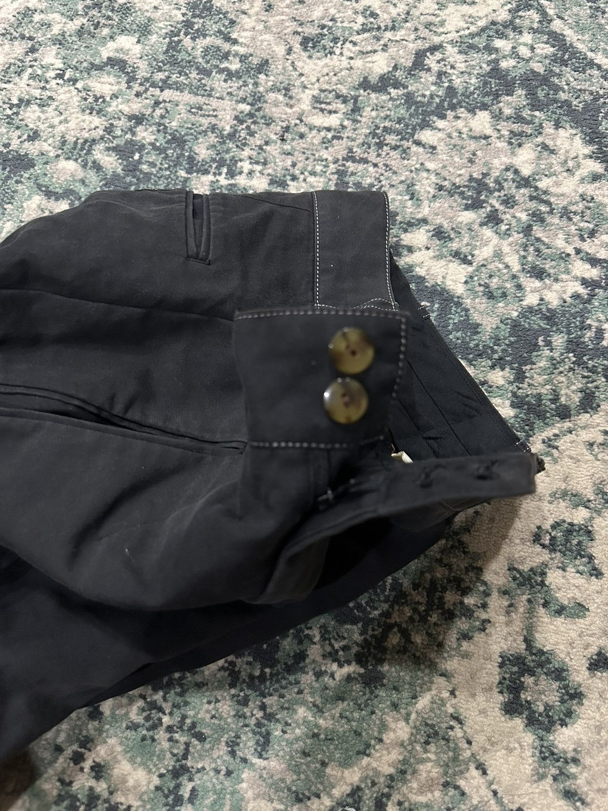 Jean Paul Gaultier Trousers Black Faded Pant - 9