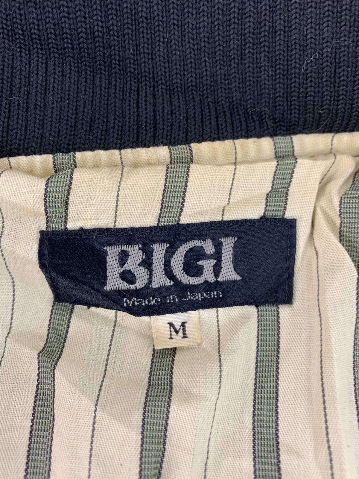 Streetwear - Bigi Ball Champion Big Logo Simple Leather Varsity Jacket - 7