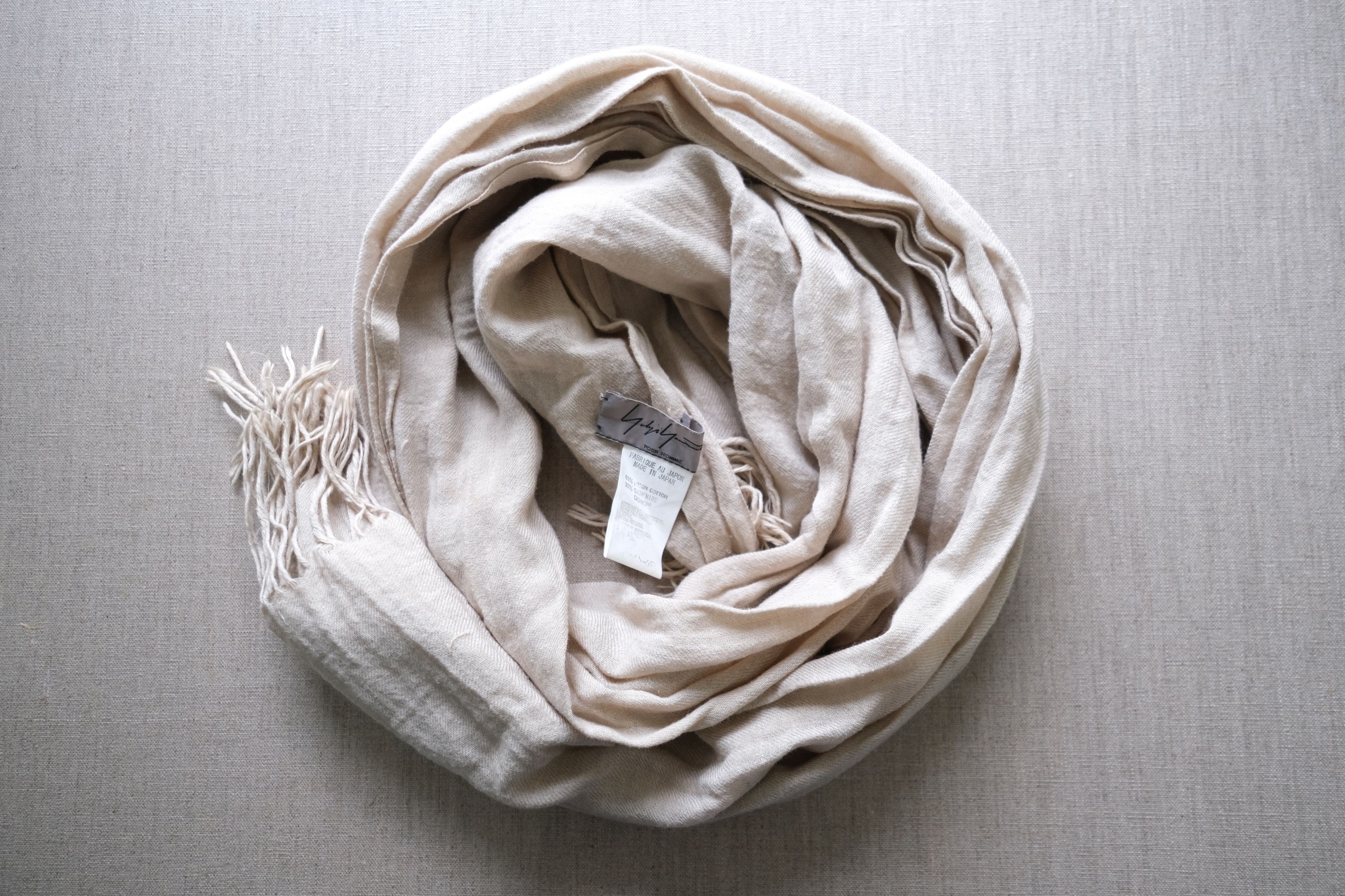 🎐 YYPH [SS95-SS00] Cotton-Cashmere Scarf - 3