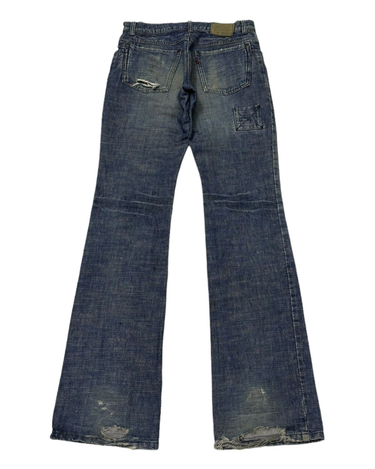 Archival Clothing - 🔥ARCHIVE L7 REAL HIP JAPANESE FLARED DENIM BOOTCUT JEANS - 1