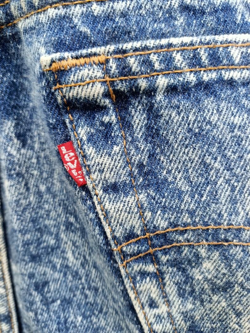 Levis fashion 501 acid wash