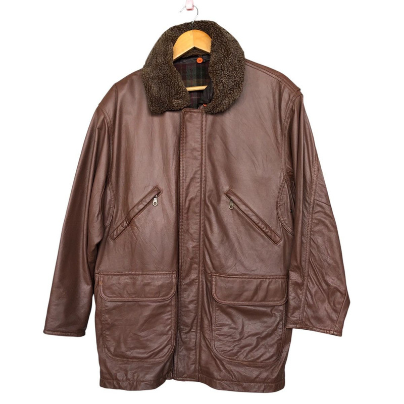 Vintage cowhide leather jacket - 1