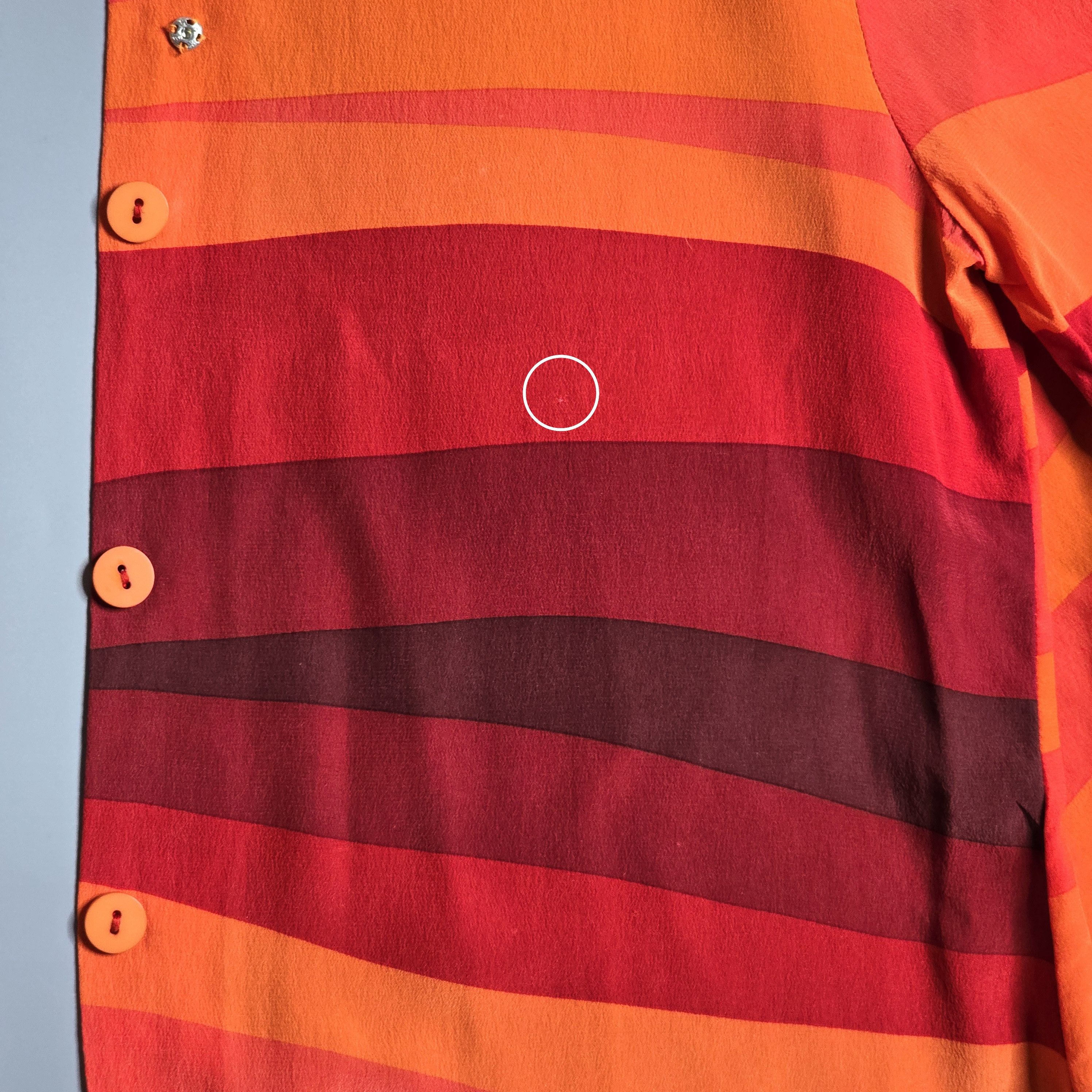 Alexander McQueen - SS96 Silk Flame Stripes Shirt - 8
