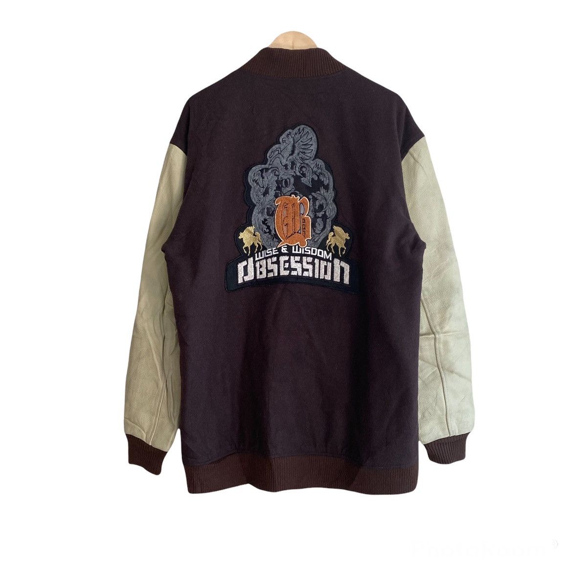 Japanese Brand OBSESSION Varsity Leather Jacket - 1