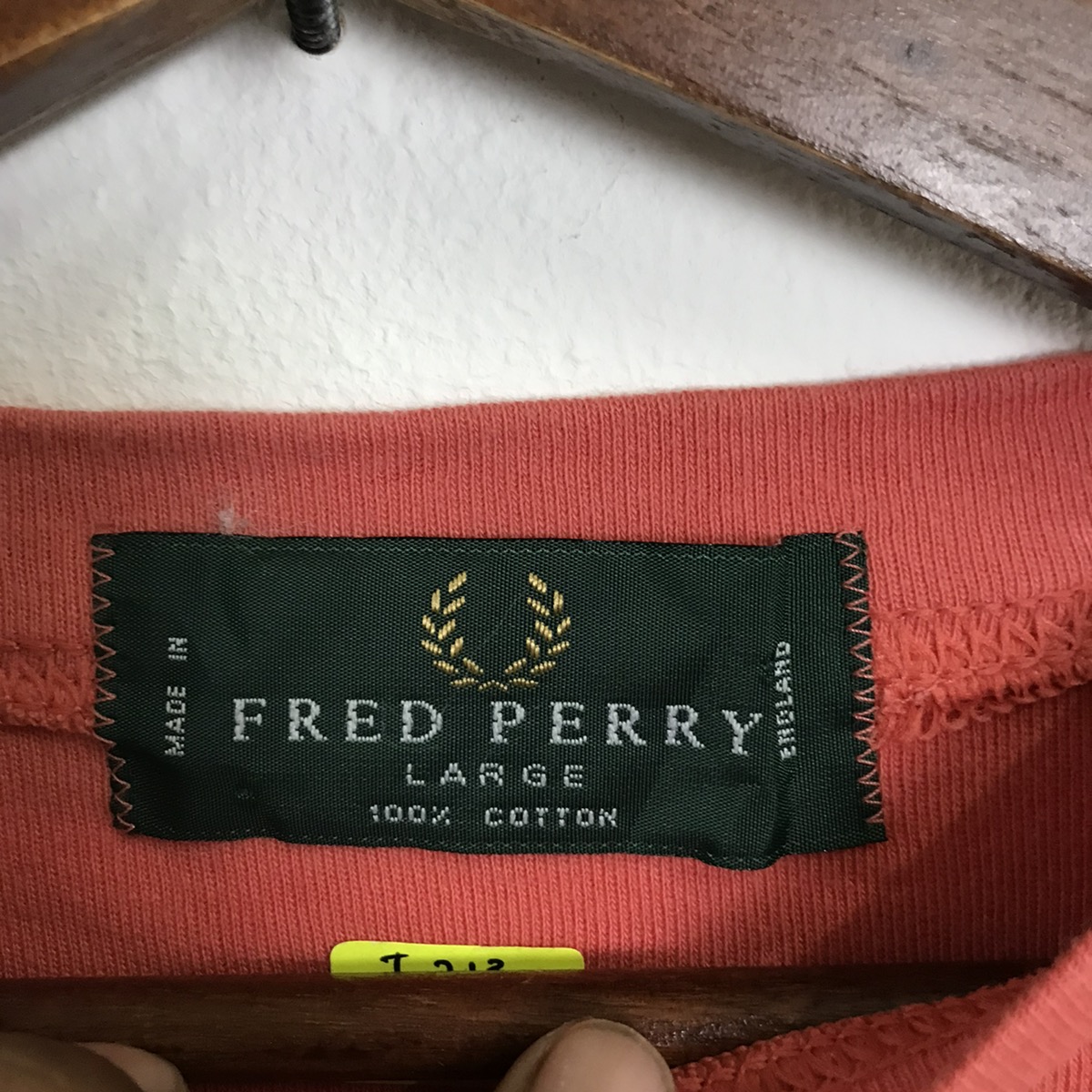 Fred Perry Sportwear Embroidery Logo Crewneck Tee - 4