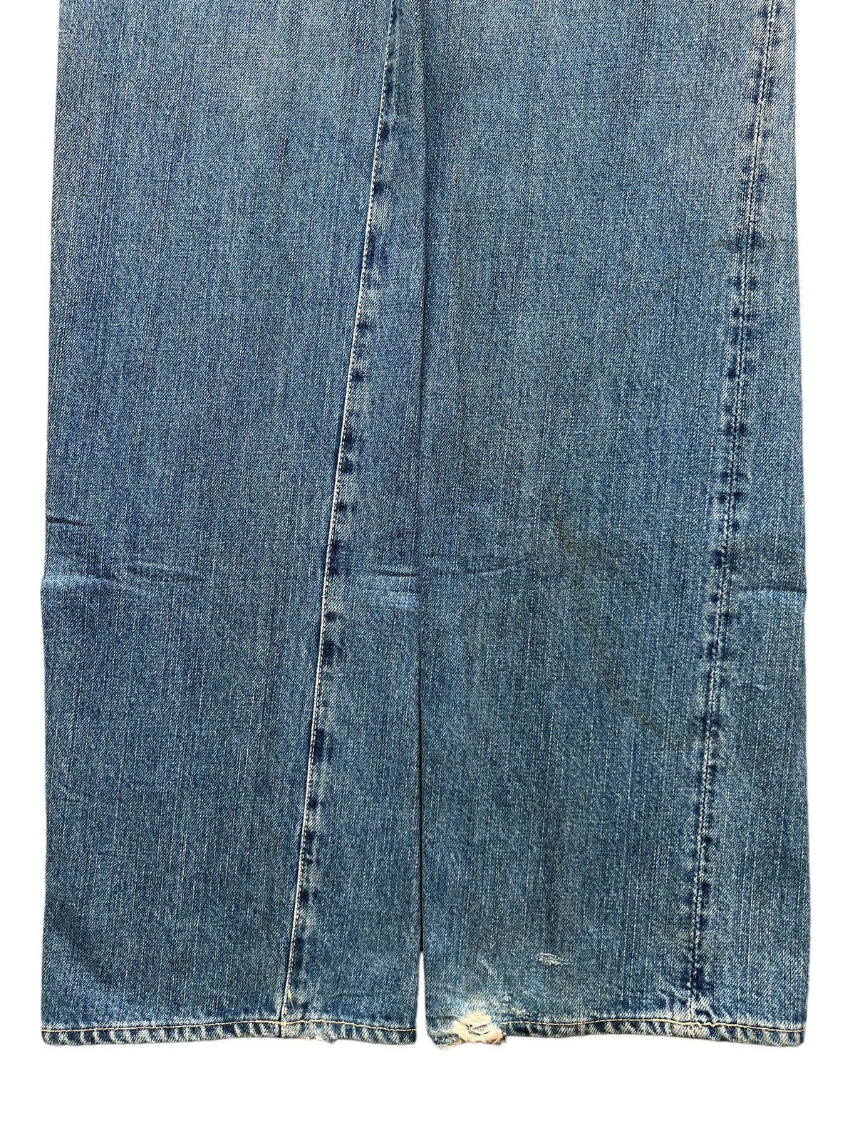 Vintage 45Rpm Japan Faded Distressed Baggy Jeans 26x33 - 7