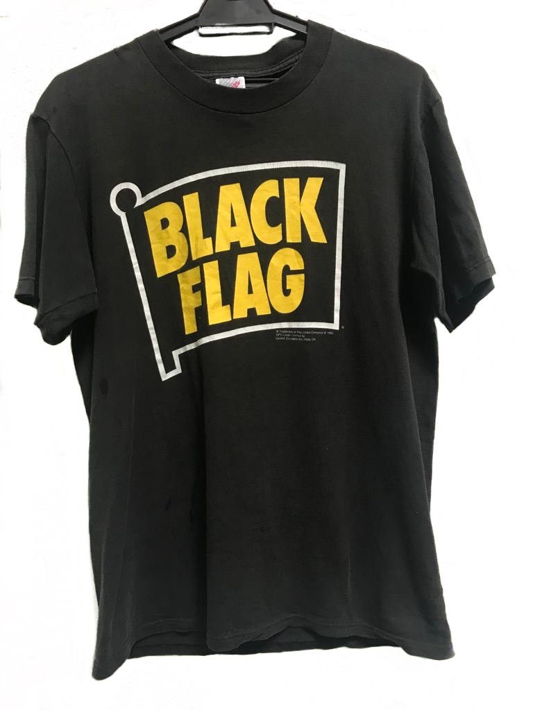 Vintage Black Flag T Shirt - 1