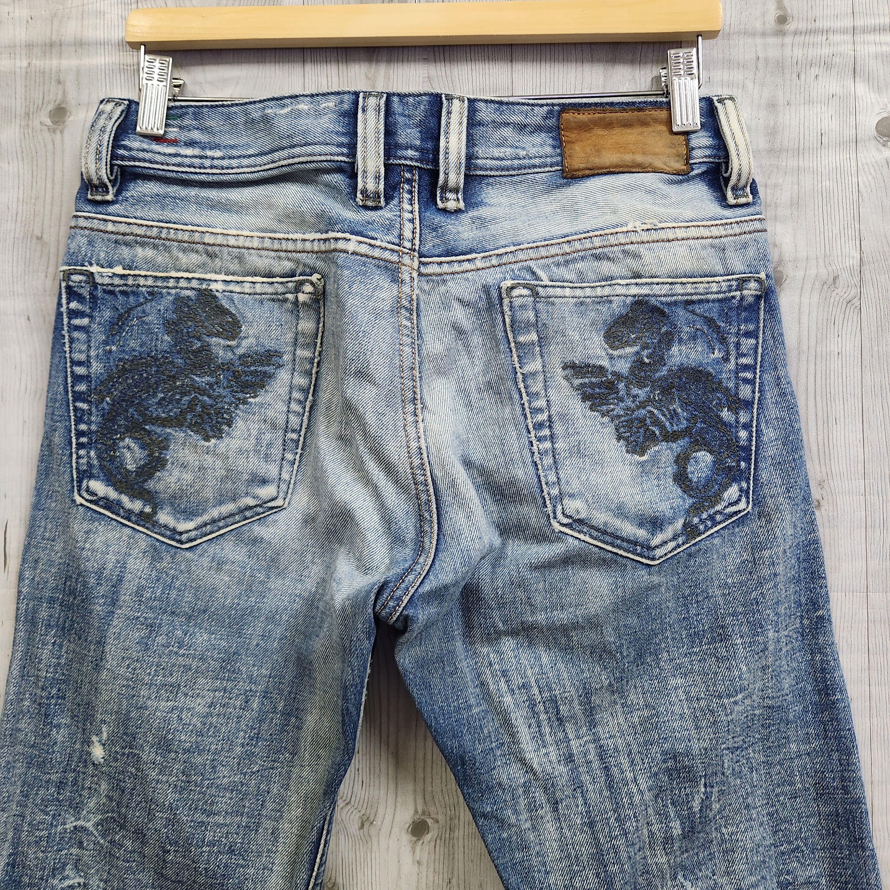 Distressed Denim Diesel Viker Jeans Made In Italy - 11