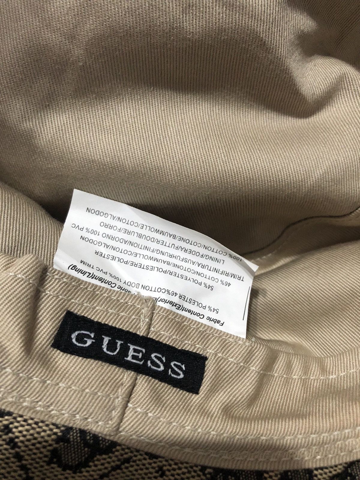 Guess Monogram Full Print Bucket Hat - 6